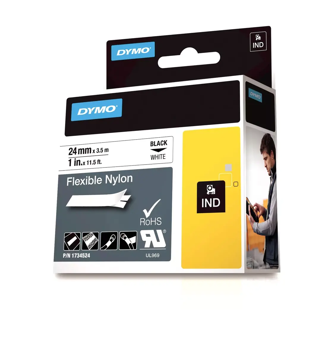 Etiķešu lente DYMO IND Flexible Nylon Photo 2