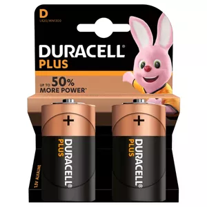 Vienreizējā baterija Duracell Plus D Alkaline