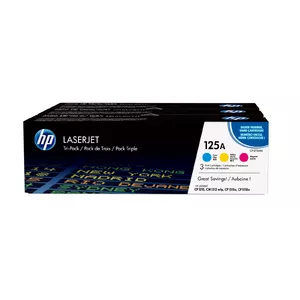 Toner Cartridge HP 125A 2300 pages Cyan/Magenta/Yellow 3-Pack