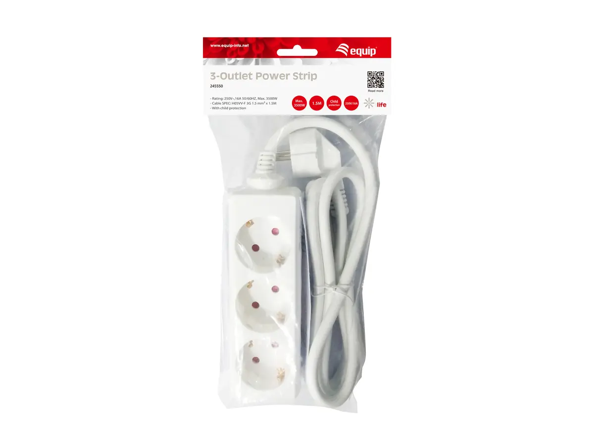 Сетевой удлинитель Equip 245550 1.5 м Photo 4