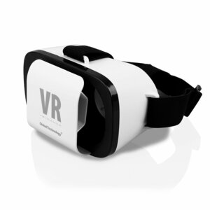 GT VR 3D Universālas 3.5-6'' Mobīlā telefona Virtuālās Realitātes VR Brilles ar ērtu fiksācijas sistēmu Balta