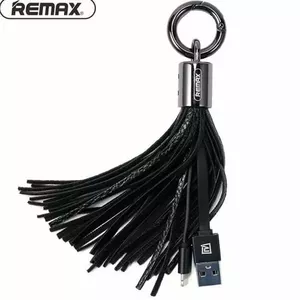 Remax universāls biksīšu gredzens Micro Black kabelim