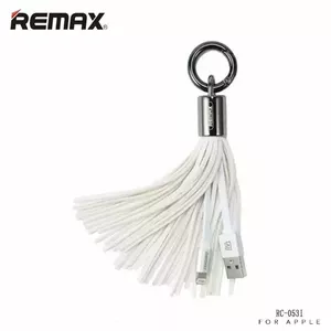 Remax Universal Tassels Ring Cable for Micro White