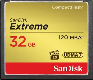CompactFlash SanDisk 32GB Extreme 120MB/s SDCFXSB-032G-G46