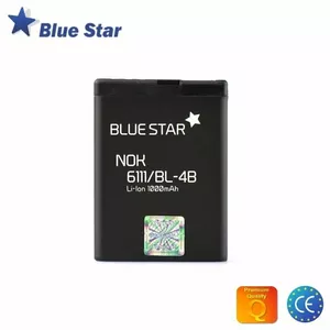 Battery for Nokia 2630 / 6111 / N76 — Blue Star replacement BL-4B, 1000 mAh, analog