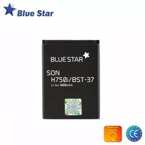 Battery for Sony Ericsson K750i W800 W550i Z300 — Blue Star BST-37 Li‑Ion 1000 mAh