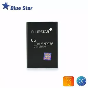 Battery blue star BL-44JN Li-Ion 1300 mAh for LG Swift L5 P970 E730 E610 (replacement)