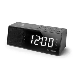Clock radio Muse M-172 BT — digital FM, LED display 3.05 cm, Bluetooth 2.1, black