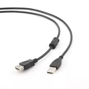 Gembird 1.8m USB 2.0 A M/FM USB kabelis 1,8 m USB A Melns