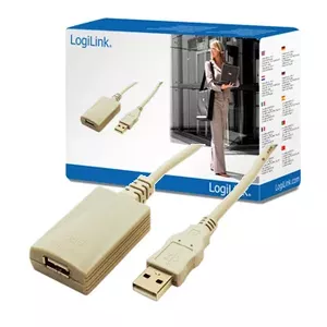 USB Repeater Cable LogiLink UA0001 5m Beige