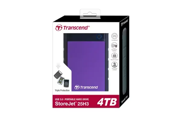 Cietais disks Transcend 4TB StoreJet 25H3 Photo 3