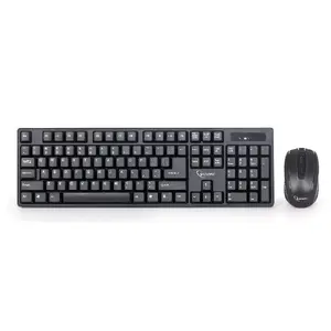 Keyboard Gembird KBS-W-01 Mouse included Universal RF Wireless QWERTY English Black