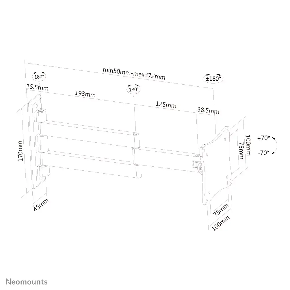 Wall Mount Neomounts FPMA-W830 Photo 10