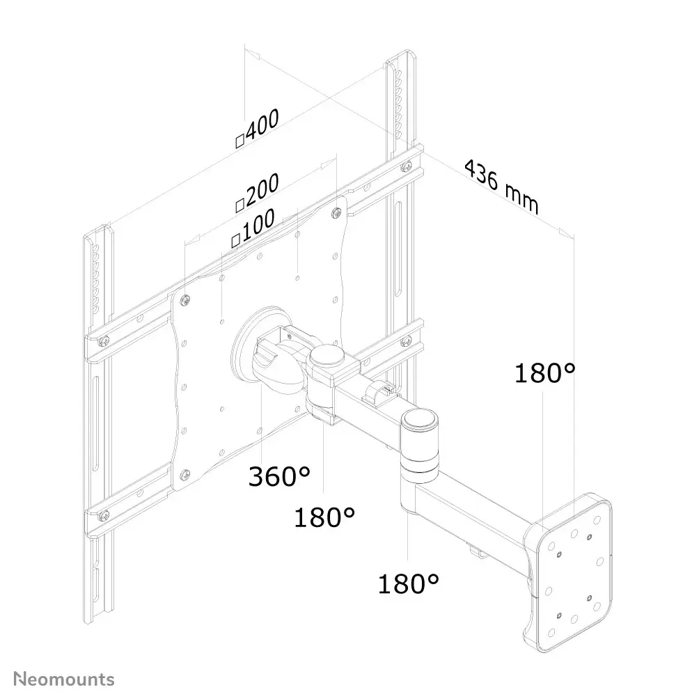 TV Wall Mount Neomounts FPMA-W960 Photo 6
