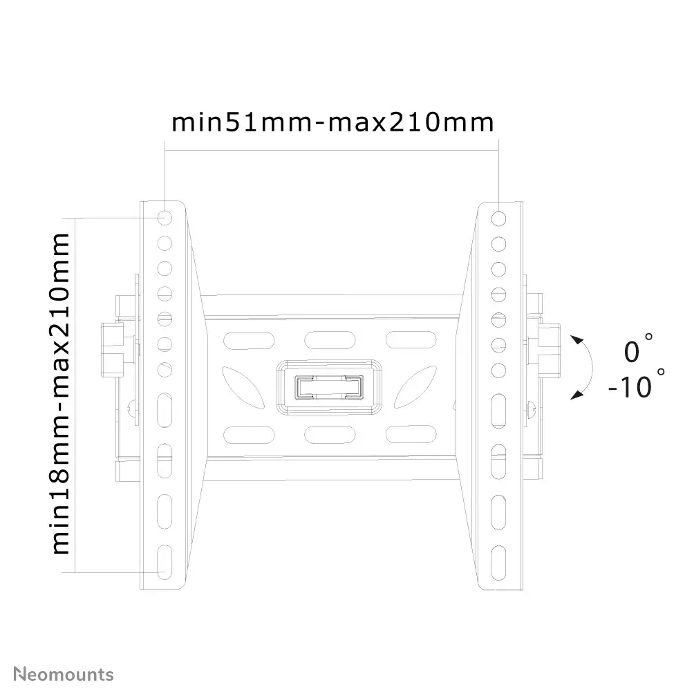 TV sienas stiprinājums Neomounts LED-W220 Photo 3
