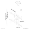 Ceiling Mount Neomounts FPMA-C400BLACK Photo 9