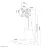 Monitoru galda stiprinājums FPMA-D850BLACK Photo 12