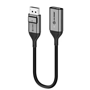 Video Cable Adapter ALOGIC ULDPHDA-SGR 0.2m DisplayPort to HDMI Black Silver