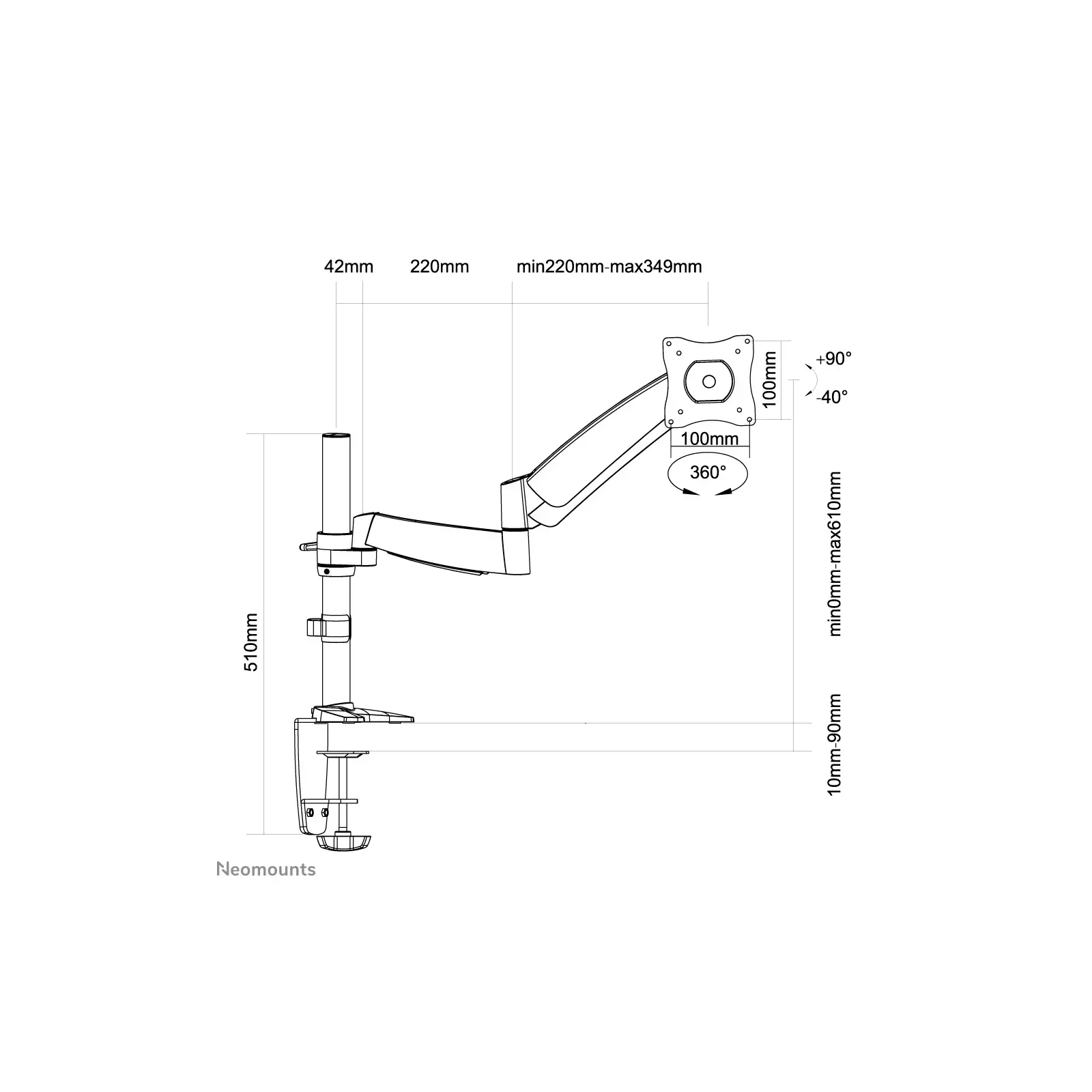 Neomounts FPMA-D950BLACK Photo 3