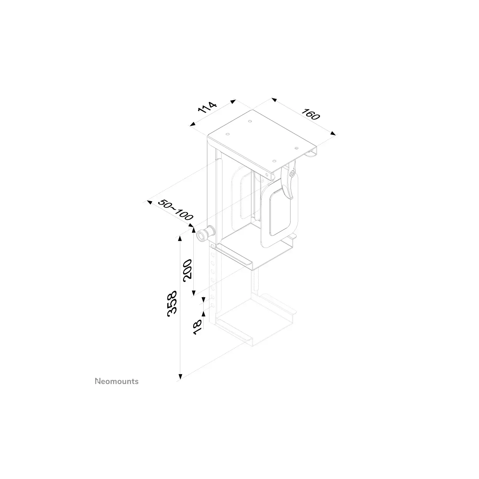 Neomounts CPU-D075BLACK Photo 3