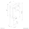 Desk-mounted CPU holder Neomounts CPU-D100BLACK Photo 3