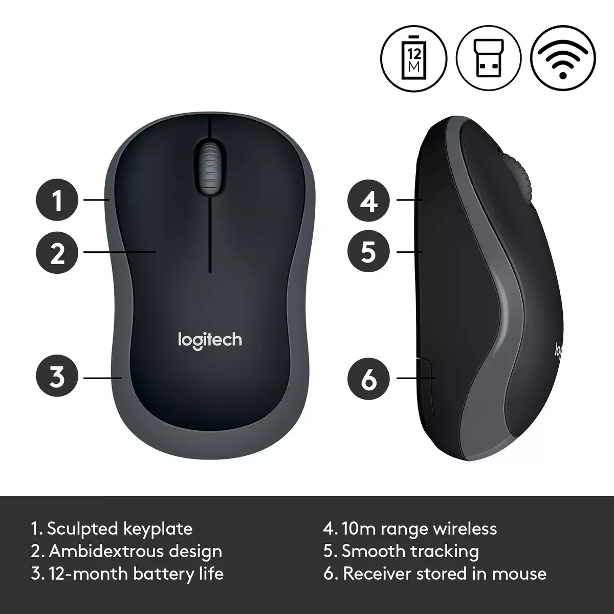 Mouse Logitech LGT-M185G Photo 11