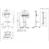 Floor TV & Monitor Mount Trolley MANHATTAN 461238 Photo 12