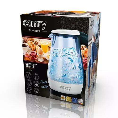 Camry Premium CR 1251w electric kettle 5908256836815 Photo 9