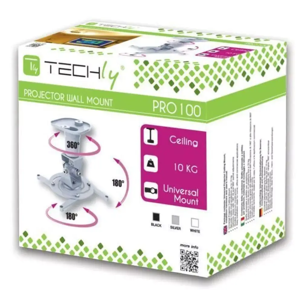 Ceiling bracket TECHLY ICA-PM 100WH Photo 2