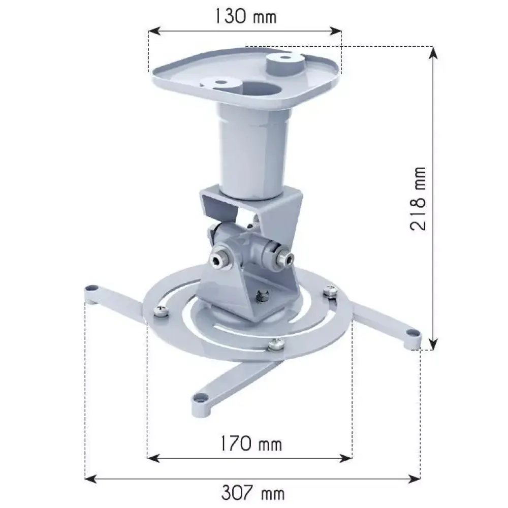 Ceiling bracket TECHLY ICA-PM 100WH Photo 3