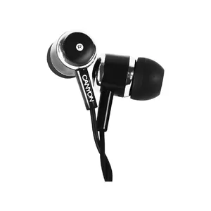 Austiņas CANYON EPM-01 Mic 1.2m Melns