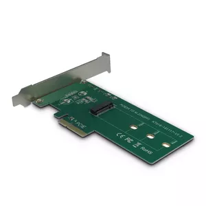 Internal M.2 adapter card INTER-TECH KT016 — PCIe host, M.2 output, 32 Gbit/s, 120×150×20 mm