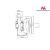 Потолочное крепление MACLEAN MC-704 23–42" 360° Photo 2