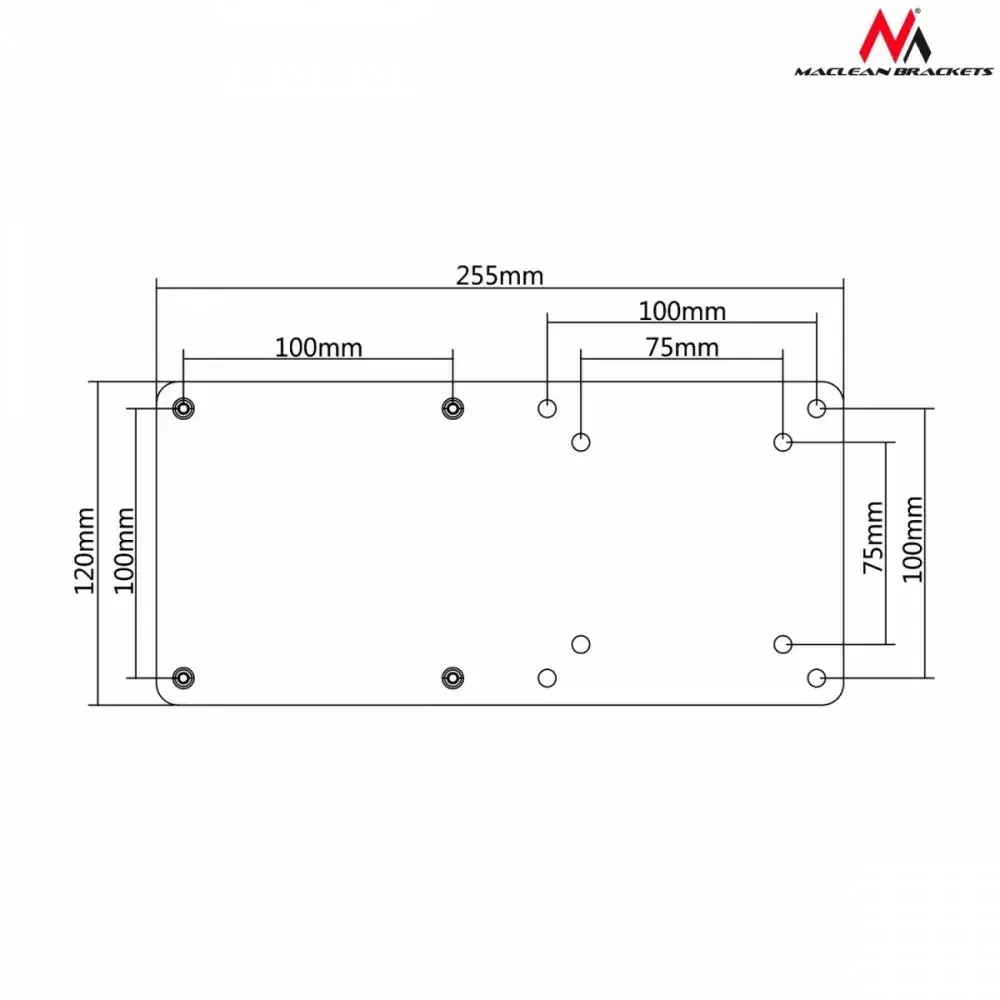 VESA adapteris MACLEAN MC-721 NUC mini-datoriem Photo 6