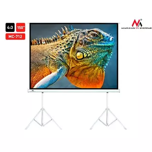Projection screen MACLEAN MC-712 150" 4:3 format manual pull-down