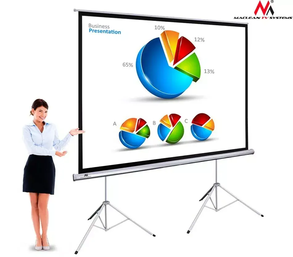 Projection screen MACLEAN MC-712 150" 4:3 Photo 2