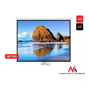 Maclean MC-594 projection screen 2.54 m (100") 3:4