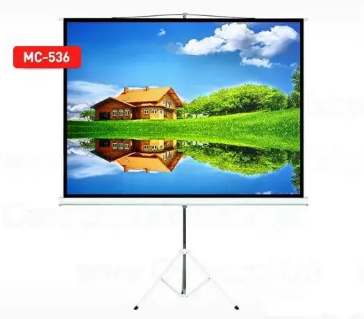 Projection screen MACLEAN MC-680 tripod 200x200 cm Photo 1