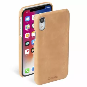 Protective phone cover Krusell Sunne for Apple iPhone XR — vintage nude color, slim protective shell