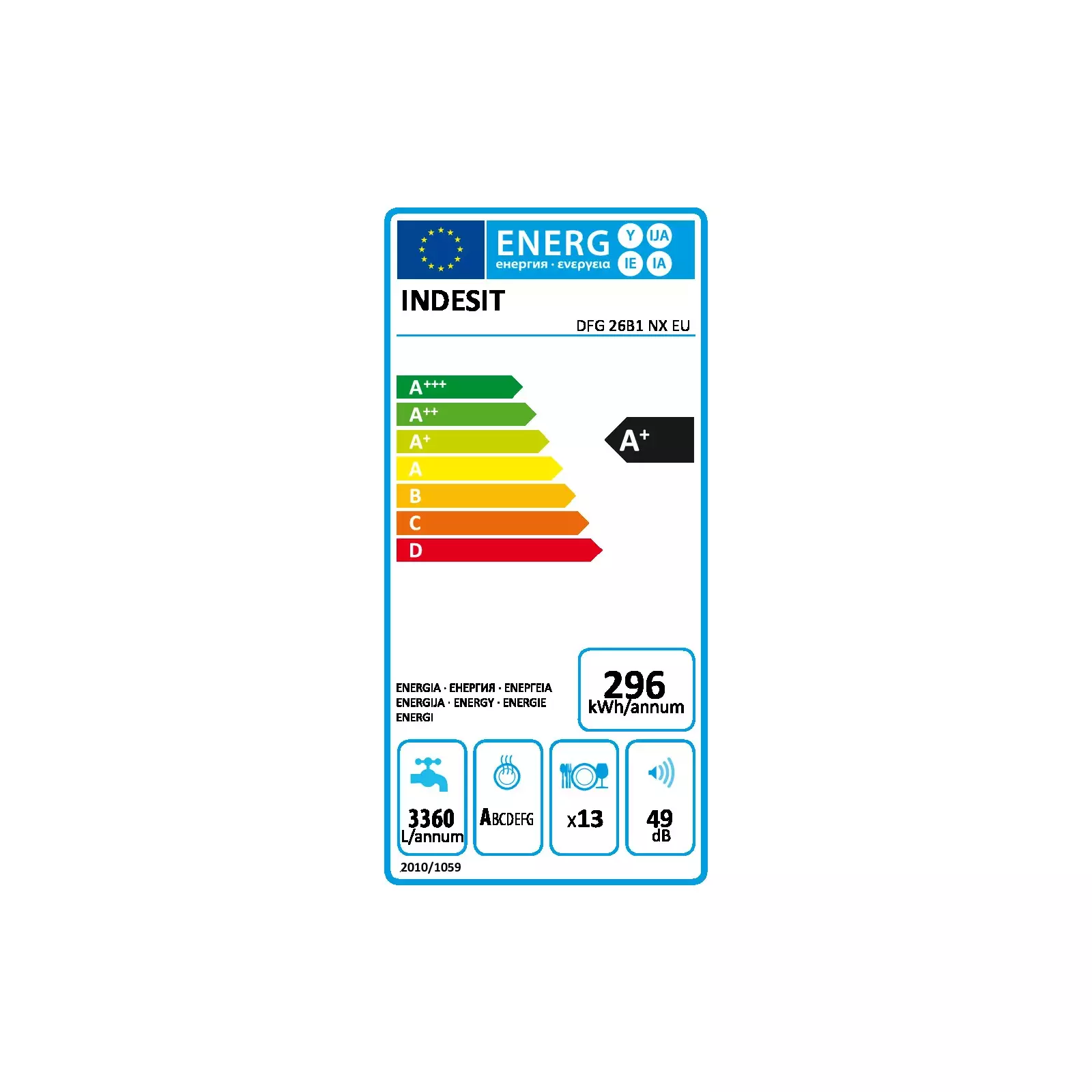 INDESIT DFG26B1NXEU Photo 4