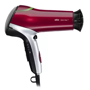 Braun Satin Hair 7 HD 770 2000 W Melns, Pelēks, Sarkans