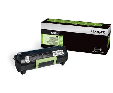 Oriģinālais melnais tonera kasetne Lexmark 602H