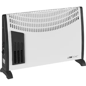 Clatronic KH 3433 Для помещений Черный, Белый 2000 W Электрический вентиляторный нагреватель