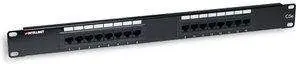 Patch Panel Intellinet Cat5e UTP 16-Port 1U Black Photo 5