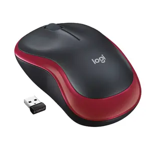 Pele Logitech M185 Bezvadu Sarkana