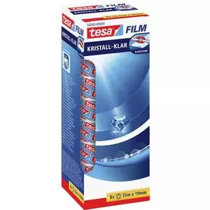 Клейкая лента Tesa 58260 Прозрачная 19 мм x 33 м — упак. 8 шт.