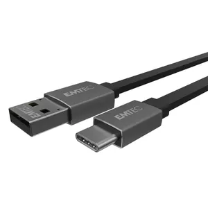 USB Cable Emtec ECCHAT700TCU3 1.2m USB 3.2 Gen 2 Black