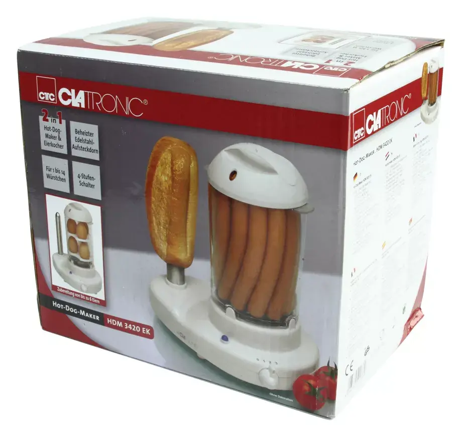 Пароварка для хот-догов Clatronic HA-HOTDOG-13 Photo 3