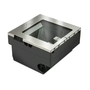 Fiksēts svītru koda lasītājs Datalogic Magellan 3550HSi — 1D/2D LED skeneris, vads USB, melns/zelta‑sudraba, 980 g
