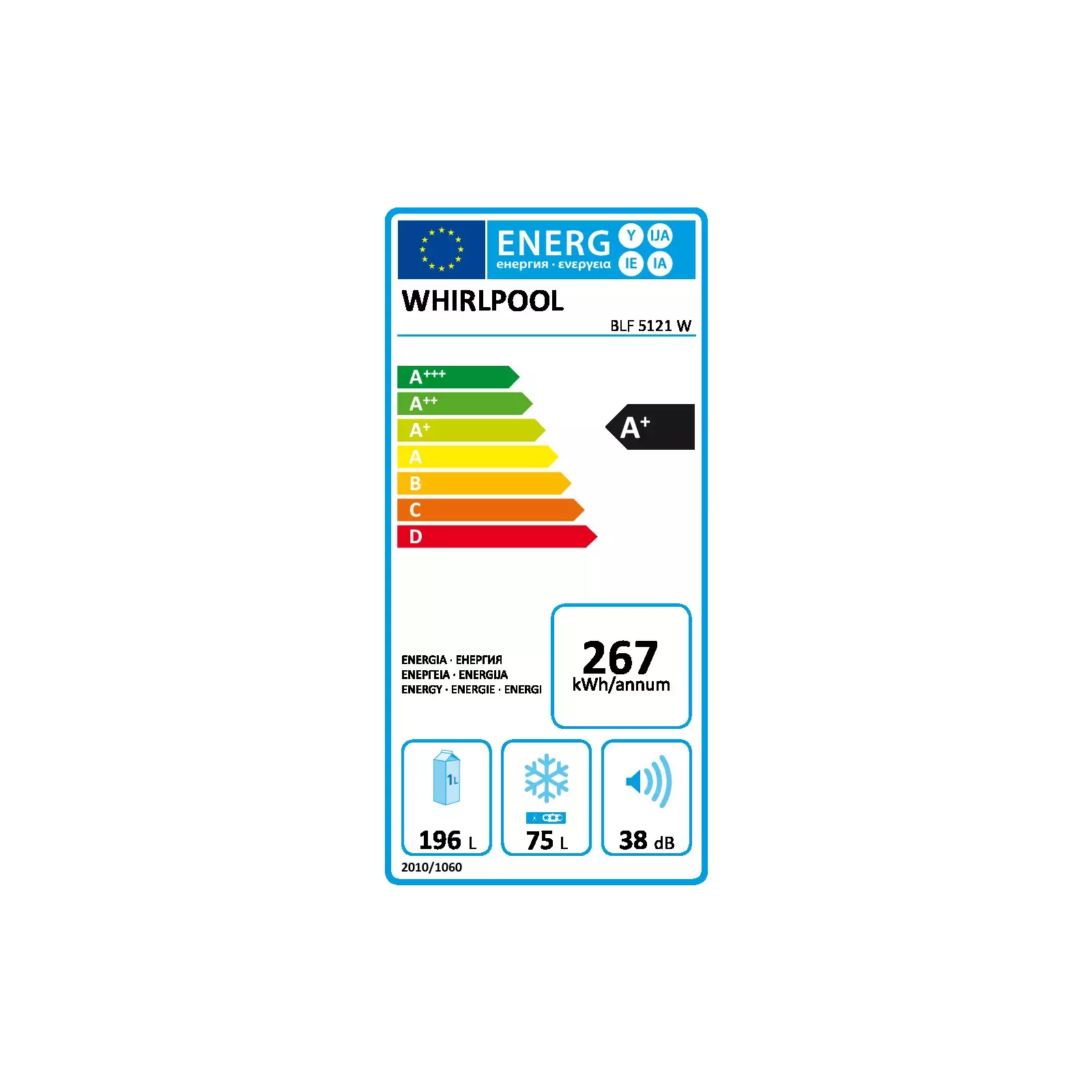 WHIRLPOOL BLF 5121 W Photo 3